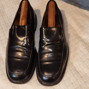 Coach Black Leather Men's Slip-On Loafers